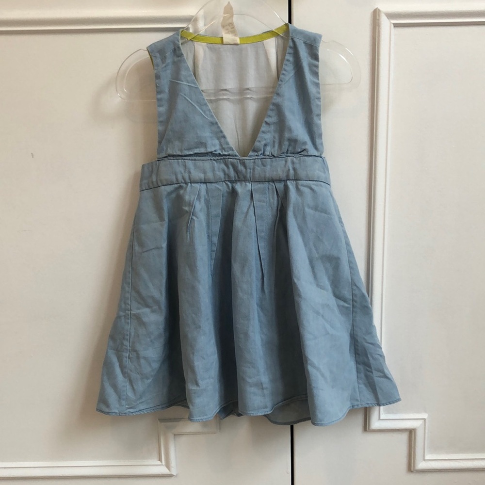 Tia Cibani Light Blue V-Neck Top